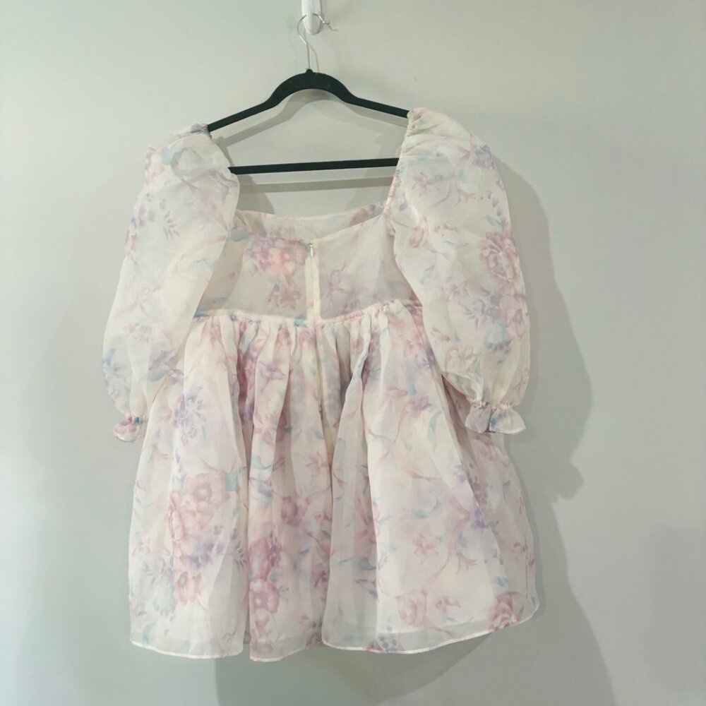 Selkie The Puff Dress Mini Ribbon Dancer Lilac Size L - Picture 2 of 6